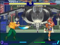 une photo d'Ã©cran de Street Fighter Alpha 2 sur Nintendo Super Nes
